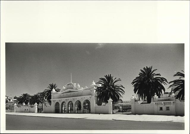 Front elevation of main entrance & exit