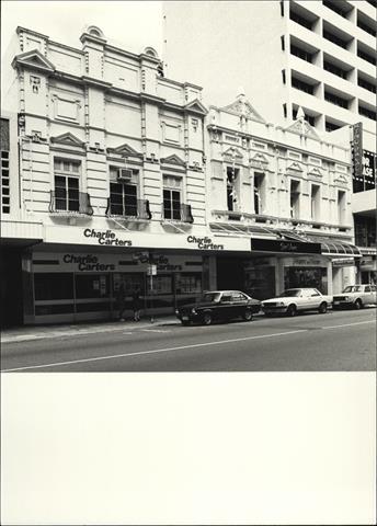 Front elevation of building façade