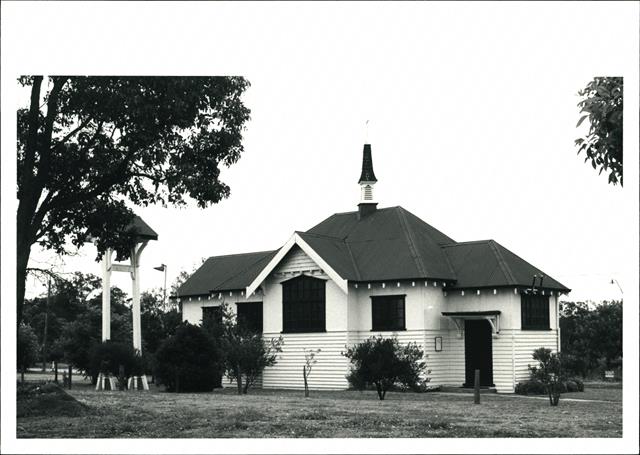 North West elevation with church bell in background