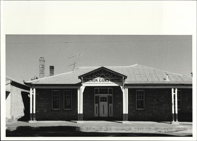 Detail of signage and entrance