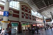 Main station building, as viewed from station platform