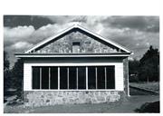 Front elevation of building, signage reads Infant Health Centre