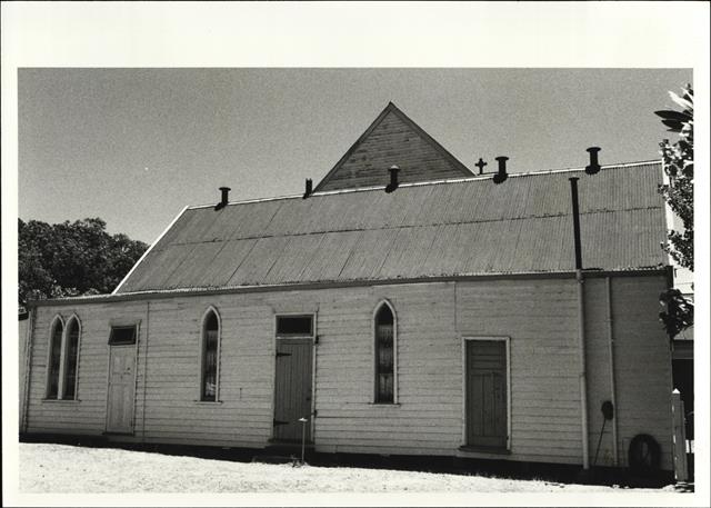 Front elevation of church hall