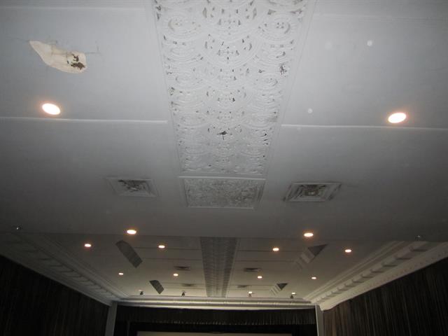 Cinema 1 ceiling detail