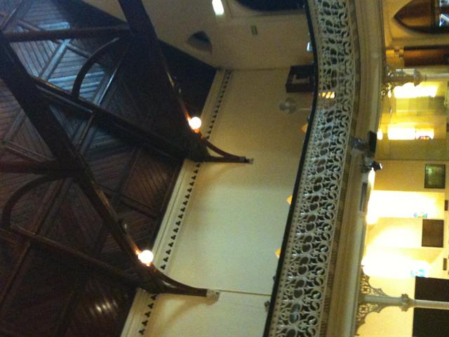 Balcony and ceiling