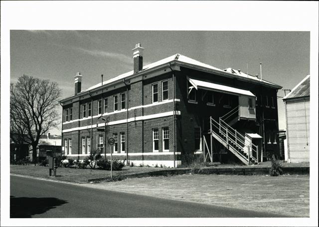 Right corner elevation of building