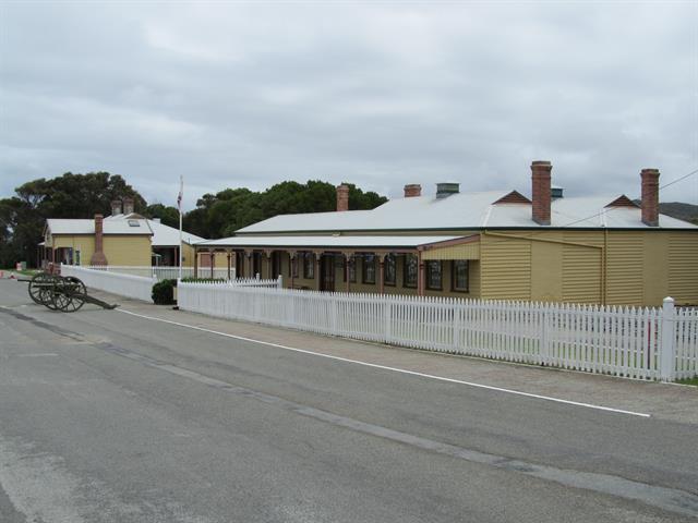 Guard House, Garrison Barracks and Field Gun