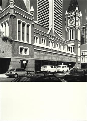Angled elevation of Hay Street frontage