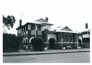 Front off centre view from left showing 2nd storey detail