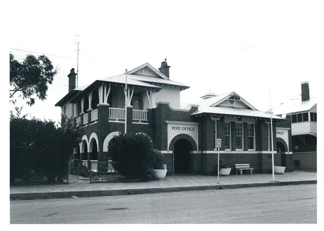 Front off centre view from left showing 2nd storey detail