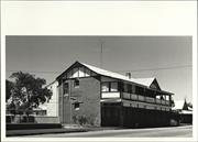 Left corner elevation of later addition