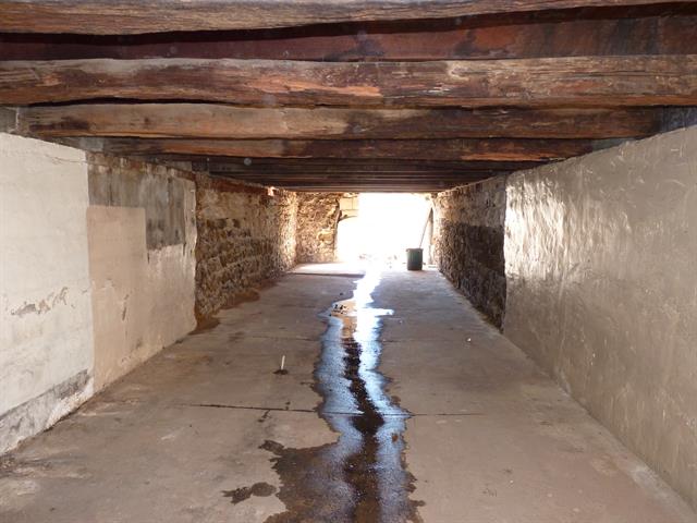 View of cellar looking to river (northwest)