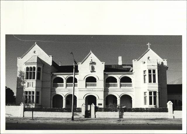 Front elevation of convent