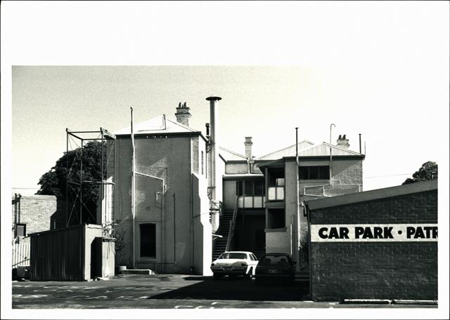 Rear elevation of building