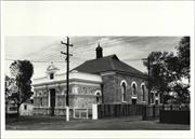 Corner elevation of building