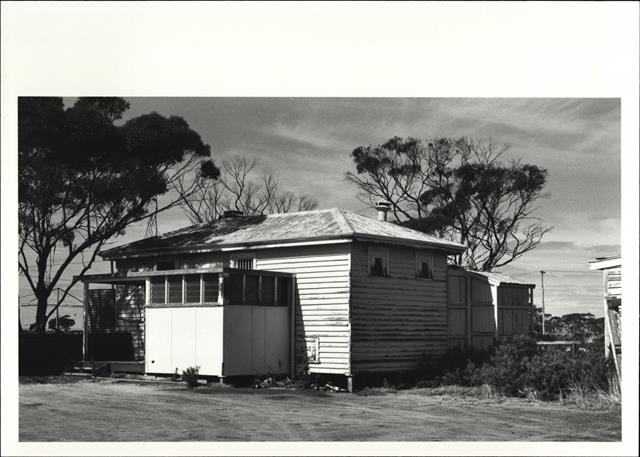 Corner elevation of lock-up