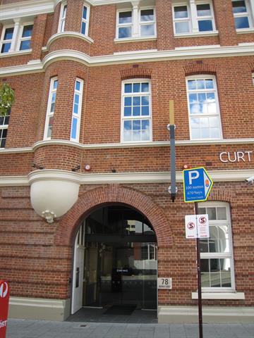 Secondary entrance and Murray Street elevation details