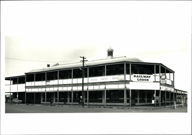 Closer front elevation focussing on the buildings left flank