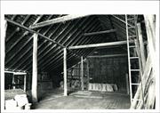 Interior view of barn