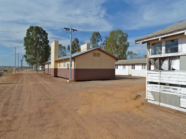 View from Hut 112 to se showing hut 111