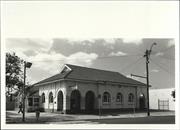 Left corner elevation of building