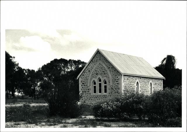 Rear East end corner elevation of St John in the Wilderness