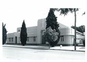 Front closer elevation of hall