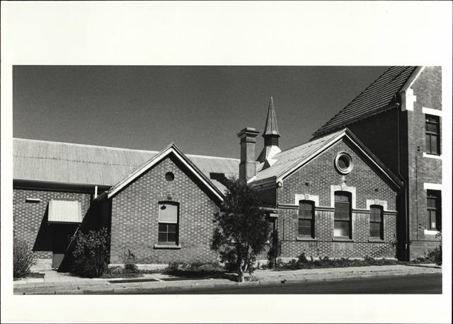 Front elevation of parish hall from Fitzgerald Street