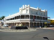 Main north-west elevation, corner Wellington and Victoria Sts