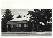 Corner elevation of building