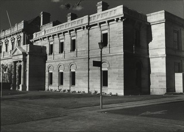 View of Southern portion of façade