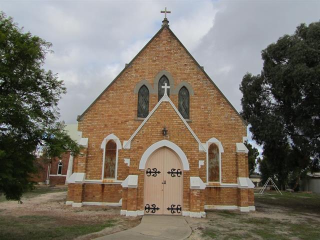 church front north elevation