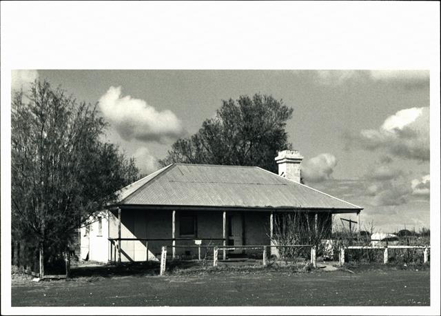 Front elevation of railway workers house (fmr)