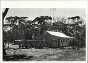 Rear corner elevation of building