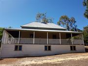 Back verandah view looking East