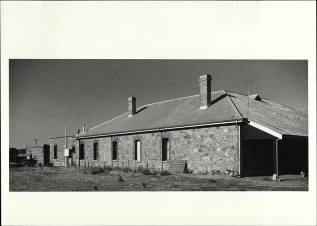 Angled elevation of West side of hotel