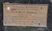Brunswick Swimming Hole Plaque
