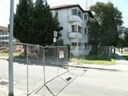 Site during demolition
