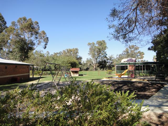 View of Oval across pre-primary playground