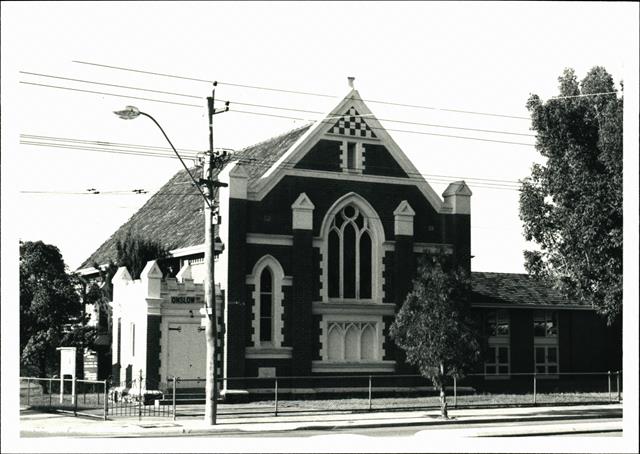 Front elevation of church from Onslow Street