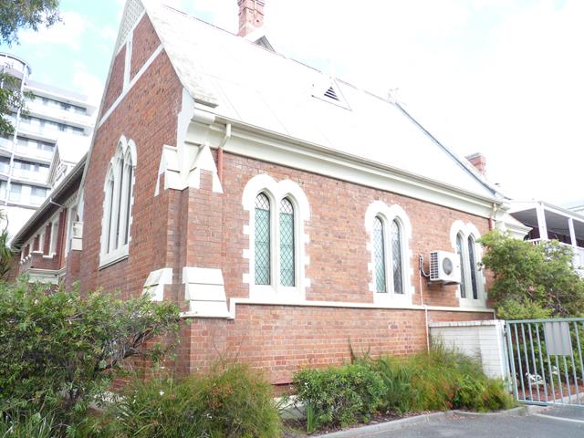 Corner Elevation of Chapel