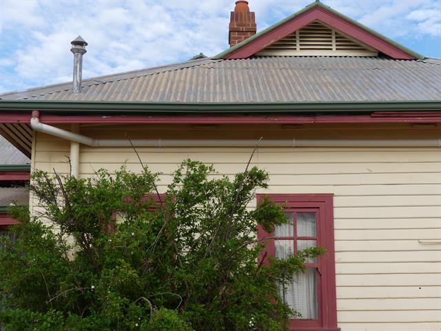 Rear (east) facade) - section of scotia missing