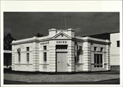 Front corner elevation of shire office