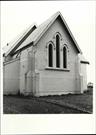 Angled elevation of East end of church