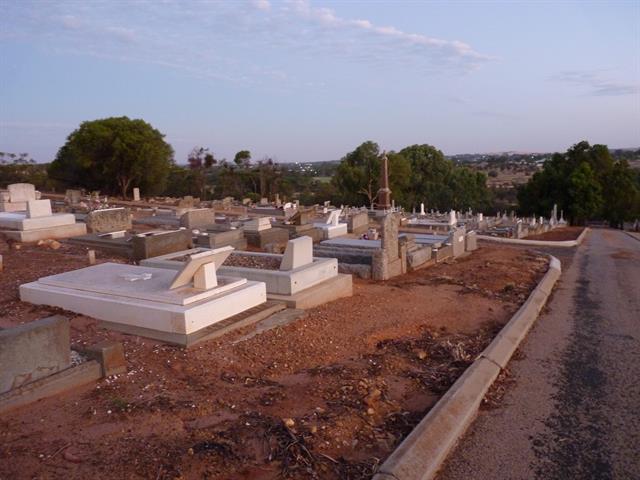 View of Headstones