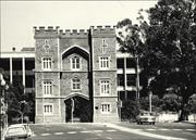 Front elevation of arch