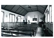 Interior view showing pews