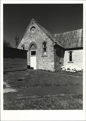 North elevation of mission hall (closer)