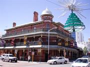 Brass Monkey hotel, southeast elevation