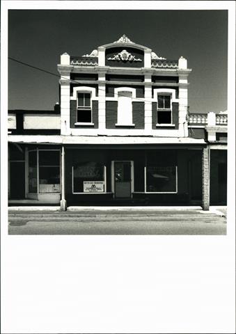 Front elevation of left hand building